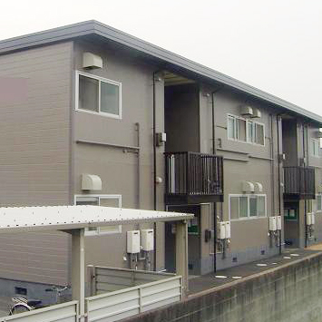 倉敷市コーポ外壁塗装工事